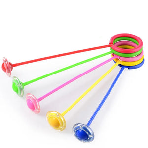 Flash Jumping foot force Ball Kids Outdoor Fun Sports Toy LED Children Jumping ring jumping circle ball Child-parent Games