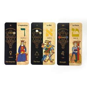 Couple Games for Excitement Kabbalah Tarot Classic Kabbalistic Tarot Cards 78 Cards Board Games Deck Divination Suitable