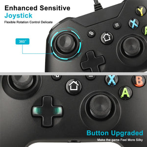 USB Wired Controller for Xbox one PC Games Controller for Wins 7 8 10 Microsoft Xbox One joysticks Gamepad with Dual Vibration
