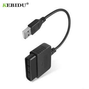 kebidu For Sony PS1 PS2 Play Station 2 Joypad GamePad to PS3 PC USB Games Controller Adapter Converter without Driver Wholesale