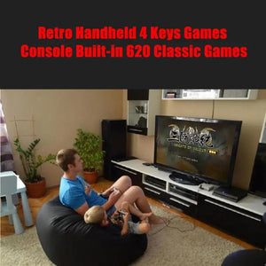 Retro Handheld Games Console Built-in 500/620/621 Games Mini TV Games for NES US  8 Bit Retro Classic Handheld Gaming Player Toy