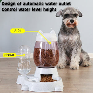 Pet Automatic Feeder Pet Stuff Dog Cat Drinking Bowl For Pets Large Capacity Dispense