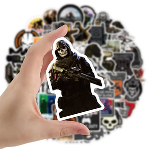 10/30/50PCS Call of Duty、COD Game Stickers Aesthetic Laptop Water Bottle Waterproof Graffiti Decals DIY Sticker Packs Kid Toys