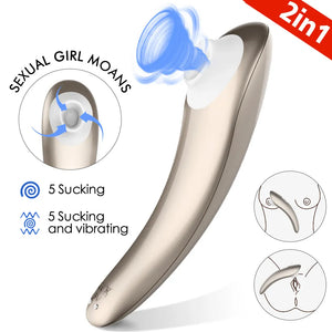 Clitoris Stimulator 10 Suction Powerful Modes Air Pulse Pressure Wave Technology Waterproof Silicone Sex Toys For Women Couples