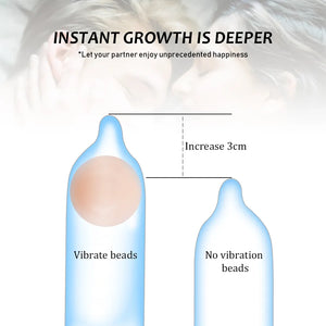 EXVOID Reusable Intimate Goods Vibrator Penis Extender Beads Penis Sleeve Extender Enlargement Soft Head Condom Attachment Ball