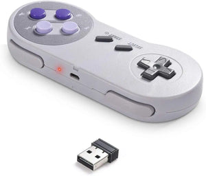 2pcs/Lot 2.4 GHz Wireless USB Controller Compatible with Super Famicom Games USB Classic Controller Joypad Joystick for Windows