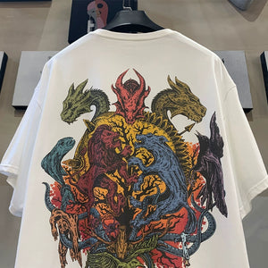 Fashion Brand New Game of Power Printed Short-Sleeved T-shirt