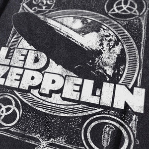 Zeppelin Retro T-shirt for Men and Women Band Derivatives
