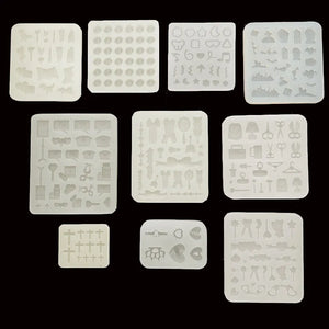 DIY Epoxy Resin Mold Jewelry Accessories Jewelry Tools Silicone Mould Ribbon Shaker Mold Accessories