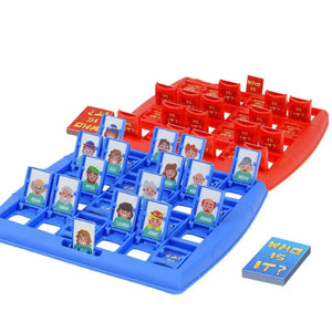 Guessing Who I Am Board Game Funny Puzzle Game with 96Pcs Cards Logical Reasoning Thinking Preschool Game Gift for Kids Teens
