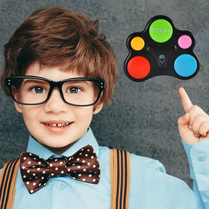 Interesting Simon Game Console Electronic Memory Exercise Game with Music Light Handheld Memory Training Machine for Kids
