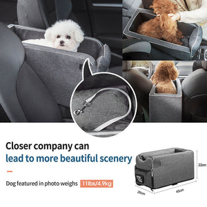 Portable Cat Dog Bed Travel Central Control Car Safety Pet Seat Transport