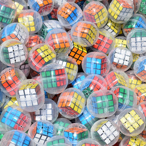 12Pcs Puzzle Cube Surprise Capsule Egg Ball Educational Toys For Kids Birthday Party Favors Pinata Filler Rewards Giveaway Gift