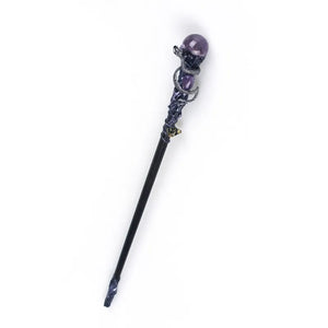 Amethyst Magic Wand Blue sandstone Witchcraft Wizard Princess Fairy Magic Wands Natural Crystal Home Decor Handmade Witchy Decor