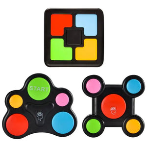 Interesting Simon Game Console Electronic Memory Exercise Game with Music Light Handheld Memory Training Machine for Kids