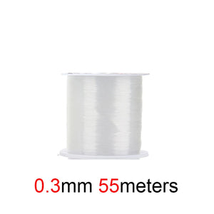 1roll Strong Non-Elastic Bracelet Beading Cord 0.2 0.3 0.5 0.6 mm Nylon Necklace Thread Wire String Line For DIY Jewelry Making