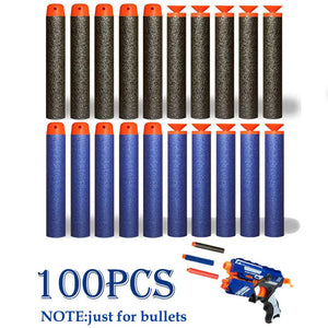 Nerf Bullets EVA Soft Hollow Hole Head 7.2cm Refill Bullet Darts for Nerf Toy Gun Accessories for Nerf Blasters