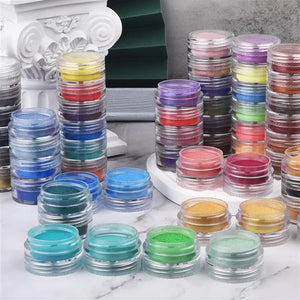 6 Colors/Set Pearlescent Powder Resin Pigment Mica Mineral Powder Dye DIY Epoxy Resin Jewelry Making Nail Art Decor Makeup