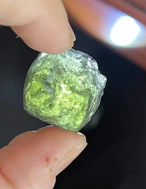 1.5-2cm Raw Moldavite Crystal Czech Republic Raw Moldavite Stone - Healing Crystals Stones - Raw Green Tektite Rough Moldavite