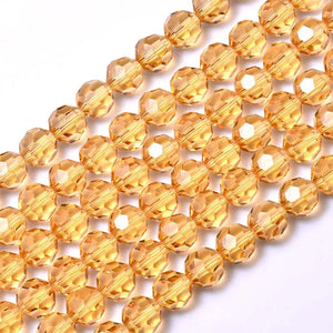 StreBelle Mix Colors Jewelry Making Beads 100pcs/Bag 32Faceted Round Crystal Glass Quartz 4MM Loose Beads AAA Grade