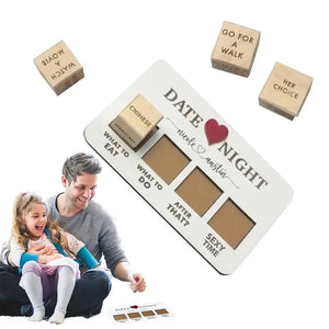 Date Night Dice Games For Couples Funny Anniversary Wooden Gifts For Him Her Romantic Wood Couple Date Night Good Ideas