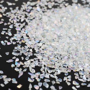 20g 2-3mm Broken Crushed Glass Glitter Fillers For DIY Epoxy Resin Mold Silicone Jewelry Nail Craft Making Supplies Accessories