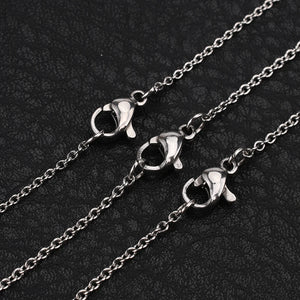 5-10Pcs/Lot  40 45cm Stainless Steel Chains Choker Necklace For Women