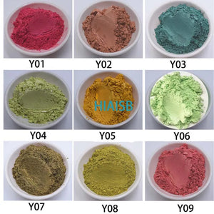Mica Powder Natural Pigments Safe DIY Art Nail Watercolor Filling Cover In Resin Shiny Acrylic Dip Powder Mica 25ml for Soap