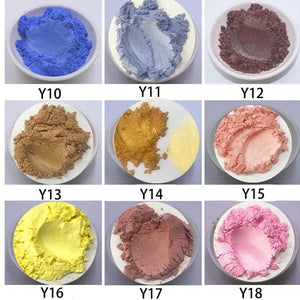 Mica Powder Natural Pigments Safe DIY Art Nail Watercolor Filling Cover In Resin Shiny Acrylic Dip Powder Mica 25ml for Soap