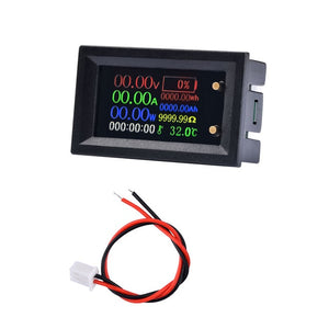 DC30V20A Digital Voltmeter Ammeter 9in1 Multifunction Tester IPS LCD Voltage Current Power Energy Battery Electricity Test Meter