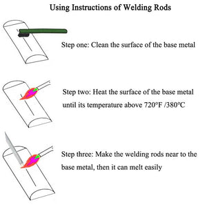 Easy Melt Universal Welding Rods Steel Aluminum Copper Iron Metal Weld Cored Welding Wire No Need Powder