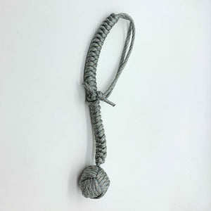 DIY Hanging Bracelet Outdoor EDC Self Defense Monkey Fist Rope Steel Ball Broken Window Breaker Personal Safety Keychain Tools