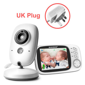 VB603 Video Baby Monitor 2.4G Wireless With 3.2 Inches LCD 2 Way Audio Talk Night Vision Surveillance Security Camera Babysitter