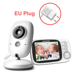 VB603 Video Baby Monitor 2.4G Wireless With 3.2 Inches LCD 2 Way Audio Talk Night Vision Surveillance Security Camera Babysitter