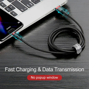 Baseus USB Type C Cable for Samsung S10 S9 Quick Charge 3.0 Cable USB C Fast Charging for Huawei P30 Xiaomi USB-C Charger Wire