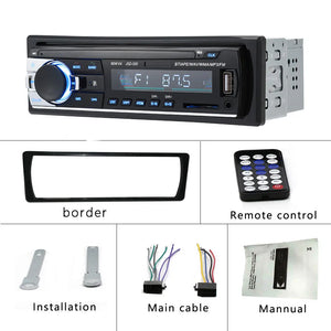 Podofo 1 Din Bluetooth Autoradio SD Radio Car 12V JSD-520 MP3 Player AUX-IN Car Stereo FM USB Audio Stereo In-dash Radio Coche