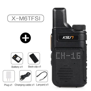 PMR 446 Walkie Talkie Portable Mini Communication Radio Profesional Talkie Walkies Two Way Radio Transceiver KSUT M6 Quality