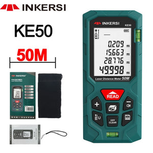 INKERSI Digital Laser Tape Measure 40M Laser Rangefinder Accurate Distance Meter Construction Roulette Trena Lazer Range Finder
