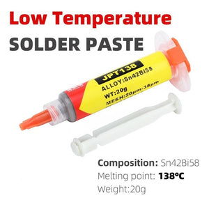 New 1PC 15/20g Melting Point: 183 Solder Paste Needle Tube DIY Welding SMD Component Chip PCB Solder Convenient Fast and Firm