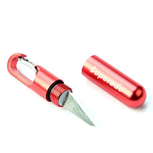 Portable Cutting Tool Brass Multi-function Mini Key Ring Pendant Tool Capsule Knife Tiny Cutting  pocket keychain knife New