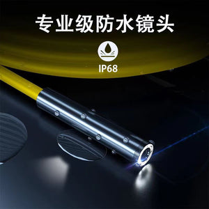 1200P endoscope camera 8mm probe 8LED for smartphone android or Windows Type-C USB port Industrial endoscope security protection