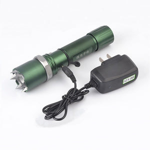 Self defense flashlight strong Light flashlight rechargeable ultra bright long range portable durable small home outdoor mini zo