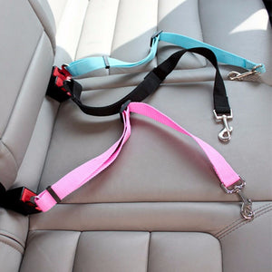Adjustable Pet Car Seat Belt  Harness Lead Clip Safety