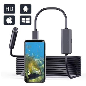 1200P endoscope camera 8mm probe 8LED for smartphone android or Windows Type-C USB port Industrial endoscope security protection