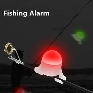 Night Fishing Alarm Light Fishing Bite Accessories Electronic LED Light Alarms Outdoor Fish Line Gear Alert Indicator Tools