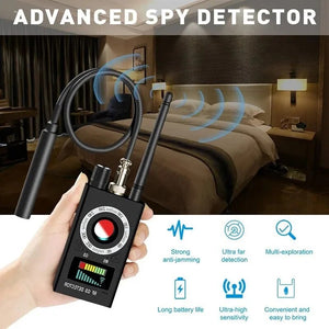 K18 GPS GSM Anti Spy Radio Detector Locates Hidden Camera Frequency Detector Listening Device Finder Tracking Device Bug Scanner