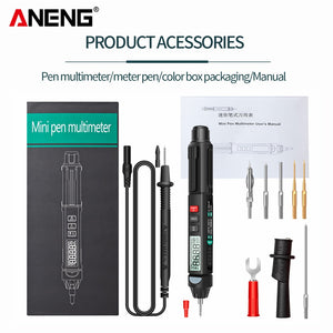 ANENG A3008 Digital Multimeter Auto Intelligent Sensor Pen Tester 6000 Counts NonContact Voltage Meter Multimetre polimetro