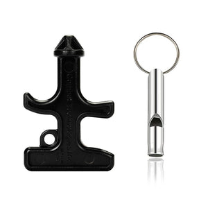 Defensa Personal Keychain Self Defense Stinger Drill Protection Tactical Security Outdoor Tool Black Nylon For Men Women
